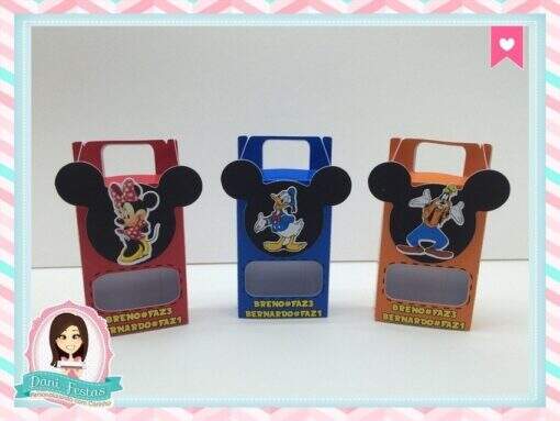 Caixa Para Tic Tac - Turma do Mickey - Imagem 2