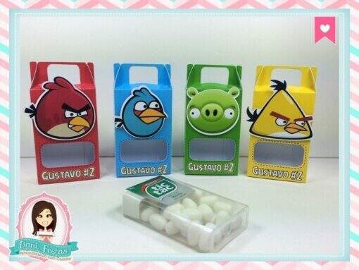 Caixa Para Tic Tac Angry Birds - Imagem 2