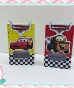 Caixa Para Tic Tac Carros Disney