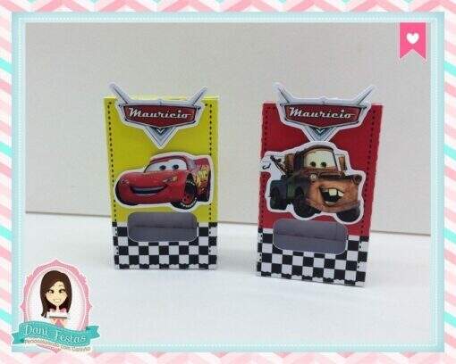 Caixa Para Tic Tac Carros Disney