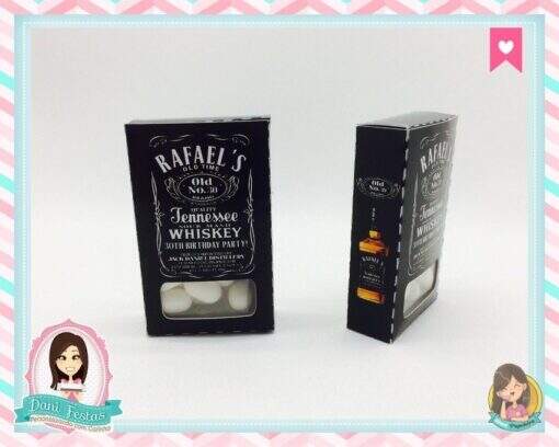 Caixa para Tic Tac  Jack Daniel’s