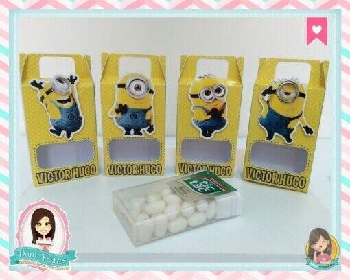 Caixa Para Tic Tac Minions - Imagem 2