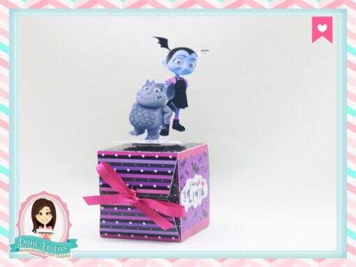 Caixa Cubo Passa Fita Vampirina - Imagem 2