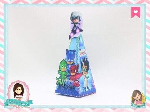 Caixa Pirâmide PJ Masks