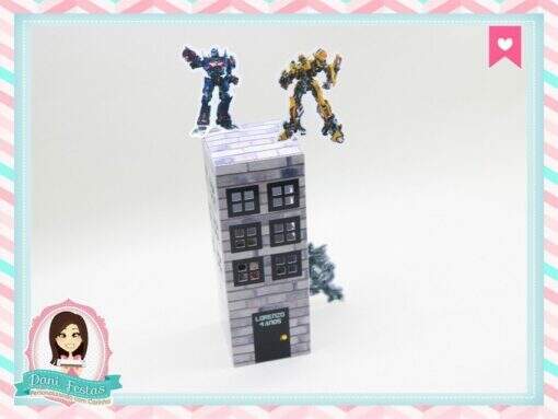 Caixa Prédio  Transformers - Imagem 3