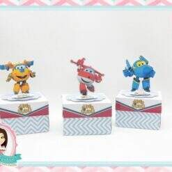 Caixa Quadrada 3d  Super Wings