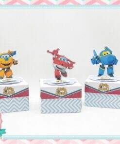 Caixa Quadrada 3d  Super Wings