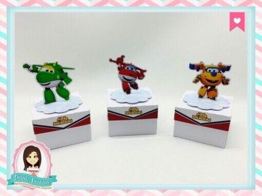 Caixa Quadrada 3d  Super Wings - Imagem 2
