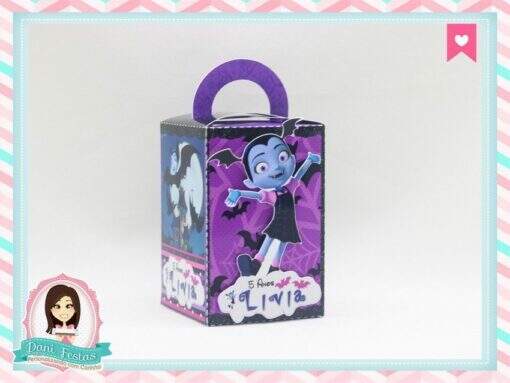 Caixa Quadrada com Alça Vampirina