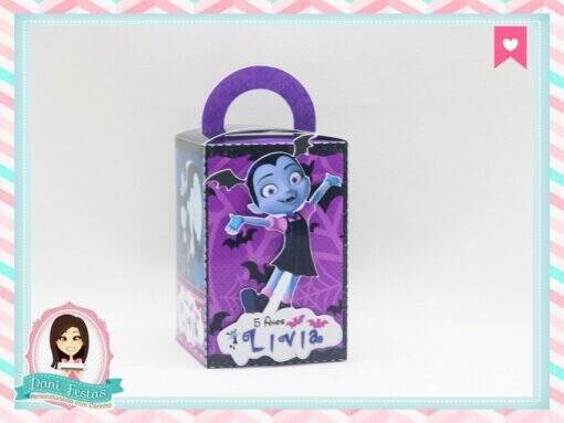 Caixa Quadrada com Alça Vampirina - Imagem 2