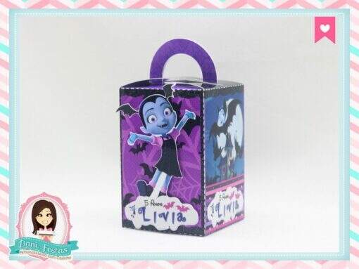 Caixa Quadrada com Alça Vampirina - Imagem 3