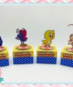 Caixa Quadrada  Galinha Pintadinha