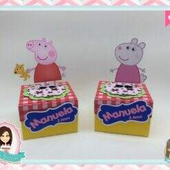 Caixa Quadrada  Peppa Pig