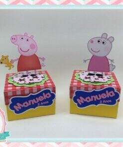 Caixa Quadrada  Peppa Pig