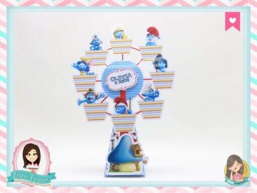 Caixa Roda Gigante  Smurfs