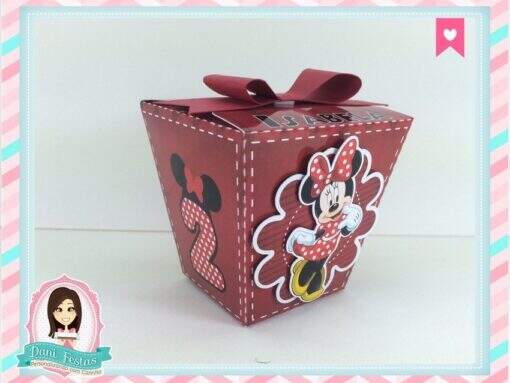 Caixa Sushi - Minnie Vermelha - Imagem 2