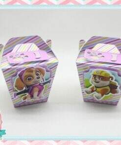 Caixa Sushi com Alça - Patrulha Canina Rosa