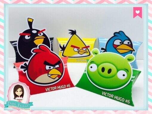 Caixa Travesseiro Angry Birds - Imagem 2