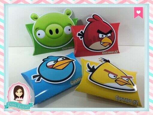 Caixa Travesseiro Angry Birds - Imagem 3
