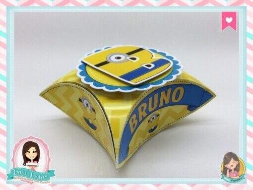 Caixa Travesseiro Minions