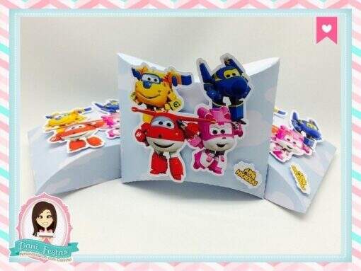 Caixa Travesseiro  Super Wings