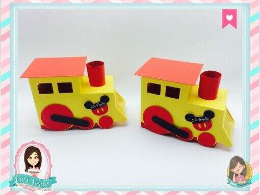Caixa Trem - Mickey Mouse