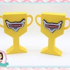 Caixa Troféu Carros Disney