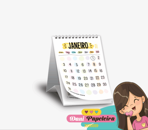 Calendário de Mesa Frases