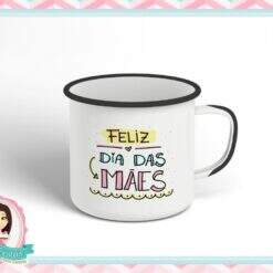 Alternative view of Caneca Esmaltada Dia das Mães