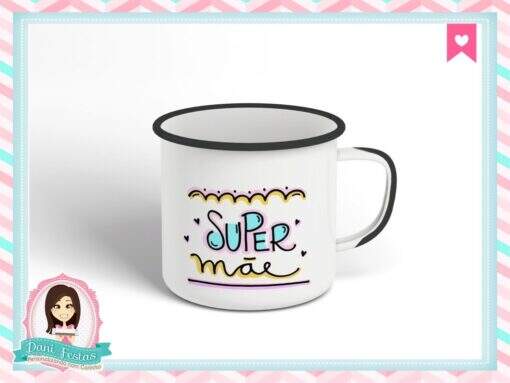 Caneca Esmaltada Dia das Mães - Imagem 3