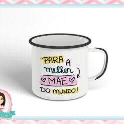 Caneca Esmaltada Dia das Mães