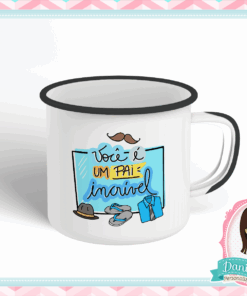 Caneca Esmaltada Dia dos Pais