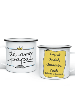 Caneca Esmaltada Dia dos Pais