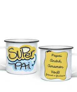 Caneca Esmaltada Dia dos Pais