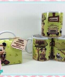Caneca Personalizada Safari do Mickey