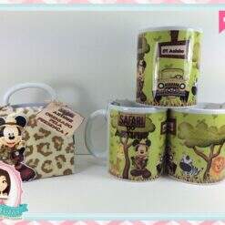 Alternative view of Caneca Personalizada Safari do Mickey
