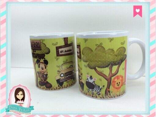 Caneca Personalizada Safari do Mickey - Imagem 3