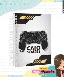 Caderno infantil personalizado Joystick