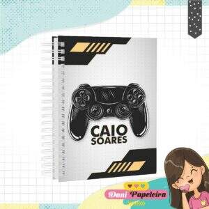 Caderno infantil personalizado Joystick