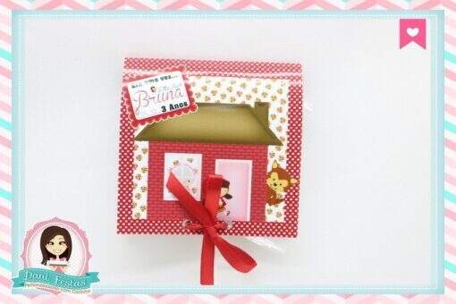 Capinha Para Pirulito  Chapeuzinho Vermelho