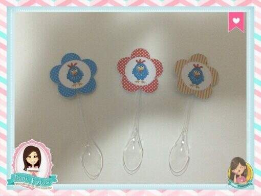 Colher para Docinho  Galinha Pintadinha