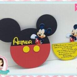Alternative view of Convite - Mickey Mouse