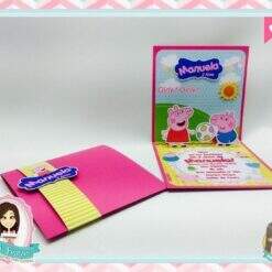 Convite  Peppa Pig