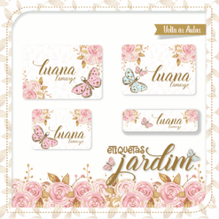 Kit Etiquetas Escolares Jardim