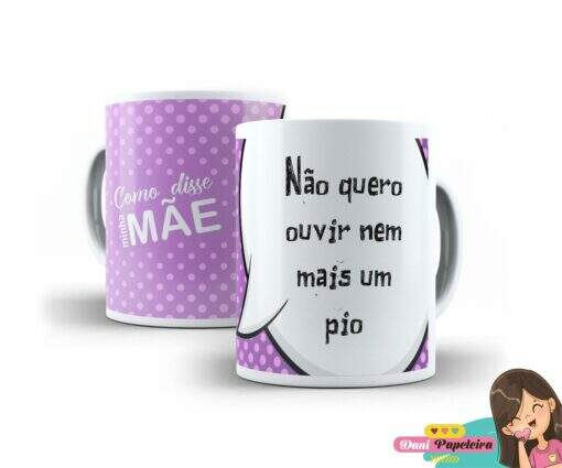 Caneca Personalizada Dia das Mães