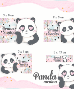 Kit Etiquetas Panda