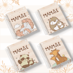 Caderno Pautado Mamãe ou Vovó Animal