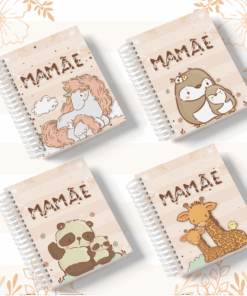 Caderno Pautado Mamãe ou Vovó Animal
