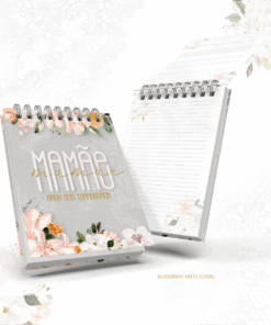 Bloquinho Mamãe ou Vovó Floral