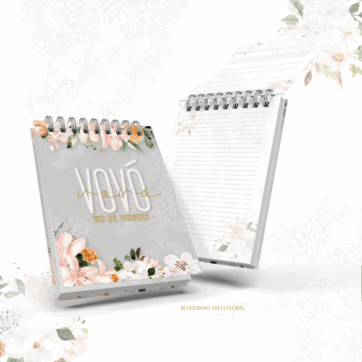 Bloquinho Mamãe ou Vovó Floral - Imagem 2